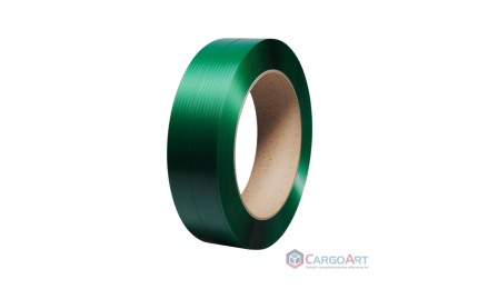 Rolă Bandă de legat PET, Verde GRF, lăţime: 16 mm GRF, grosime: 1 mm, lungime: 1200 m