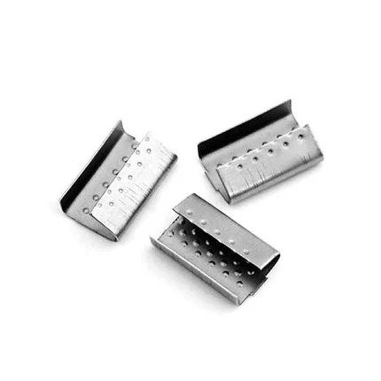 Cleme metalice pentru bandă P.P., lățime: 12 mm, 2000 buc/cutie, preț/cutie